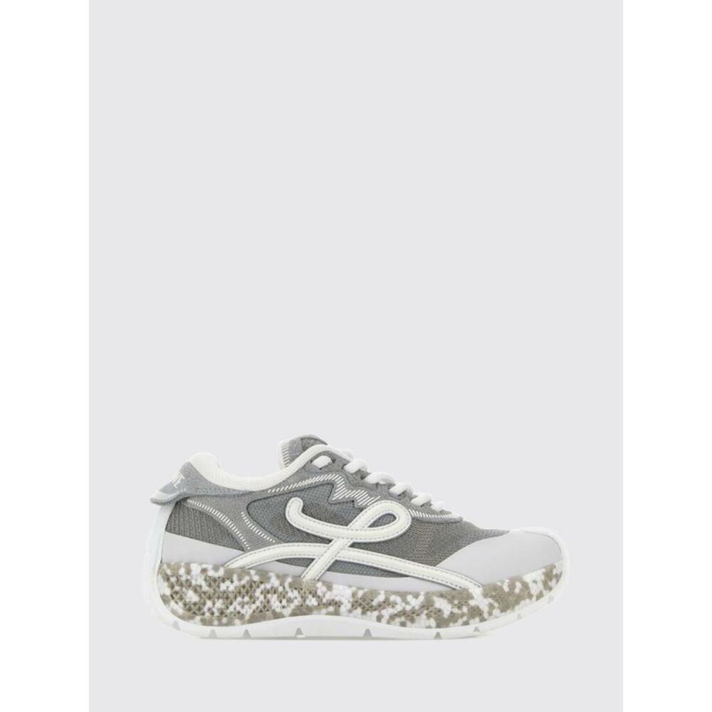 Loewe Women Pogo Suede And Technical Fabric Low-Top Sneakers Loewe